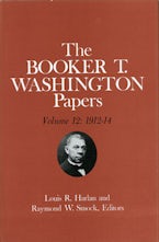 Booker T. Washington Papers Volume 12 Booker T. Washington Papers Volume 12