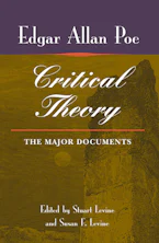 Cover of 'Poes Critical Theory' 