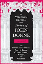 The Variorum Edition of the Poetry of John Donne, Volume 4.2