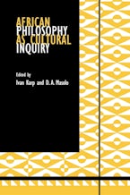 African Philosophy As Cultural Inquiry