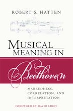 Musical Meaning in Beethoven