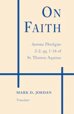 Cover of 'On Faith' 