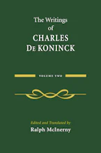 Cover of 'The Writings of Charles De Koninck' 