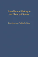 Cover of 'From Natural History to the History of Nature' 