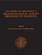 Cover of 'The Chora of Metaponto 3' 