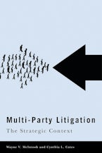 Multi-Party Litigation Multi-Party Litigation