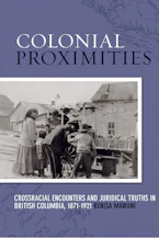 Cover of 'Colonial Proximities' 