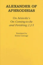 Cover of 'On Aristotles "on Coming-to-Be and Perishing 2.2–5"' 