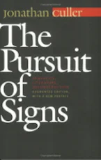 Cover of 'The Pursuit of Signs' 