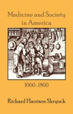 Cover of 'Medicine and Society in America' 