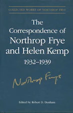 Cover of 'The Correspondence of Northrop Frye and Helen Kemp, 1932-1939' 