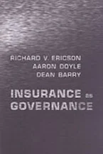 Cover of 'Insurance As Governance' 
