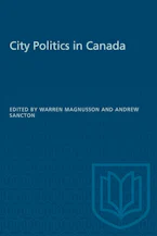 Cover of 'City Politics in Canada' 