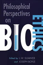 Cover of 'Philosophical Perspectives on Bioethics' 