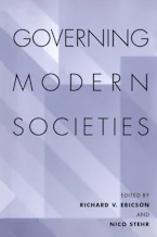 Cover of 'Governing Modern Societies' 