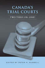 Cover of 'Canadas Trial Courts' 