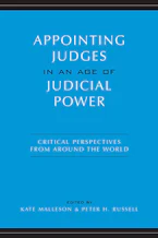 Cover of 'Appointing Judges in an Age of Judicial Power' 