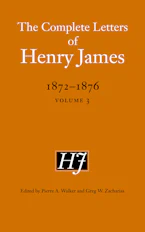 Cover of 'The Complete Letters of Henry James, 1872–1876' 