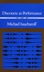 Cover of 'Discourse As Performance' 