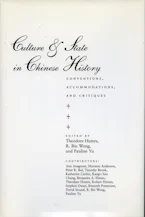 Cover of 'Culture and State in Chinese History' 