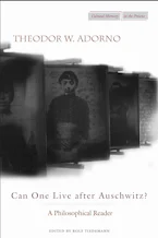 Cover of 'Can One Live After Auschwitz?' 