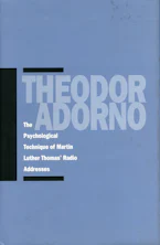 Cover of 'The Psychological Technique of Martin Luther Thomas Radio Addresses' 
