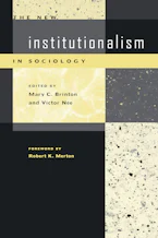 Cover of 'The New Institutionalism in Sociology' 