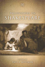 Cover of 'Philosophers on Shakespeare' 
