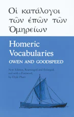 Cover of 'Homeric Vocabularies' 