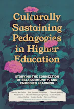 Cover of 'Culturally Sustaining Pedagogies in Higher Education' 