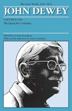 Cover of 'The Later Works of John Dewey, Volume 4, 1925 - 1953' 