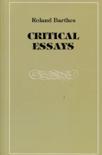 Cover of 'Critical Essays' 