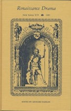 Renaissance Drama 16 Renaissance Drama 16