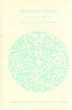 Cover of 'Renaissance Drama V. 34; New Series' 