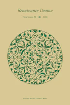 Cover of 'Renaissance Drama V. 38' 