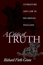 Cover of 'A Crisis of Truth' by Richard Firth Green 