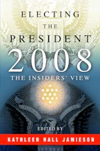 Cover of 'Electing the President, 2008' 