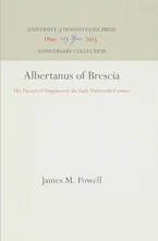 Cover of 'Albertanus of Brescia' 