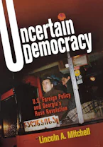 Cover of 'Uncertain Democracy' by Lincoln A. Mitchell 