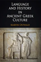 Cover of 'Language and History in Ancient Greek Culture' by Martin Ostwald 