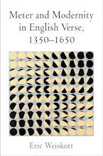 Cover of 'Meter and Modernity in English Verse, 1350-1650' by Eric Weiskott 