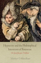 Cover of 'Hypocrisy and the Philosophical Intentions of Rousseau' by Matthew D. Mendham 