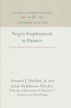 Negro Employment in Finance