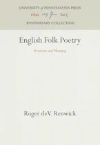 Cover of 'English Folk Poetry' 