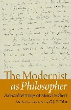 Cover of 'The  Modernist As Philosopher' 