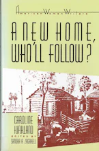 Cover of 'a New Home, Who Will Follow? by Caroline Kirkland' 