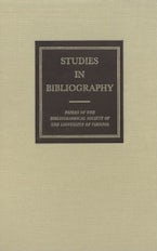 Studies in Bibliography Volume 61