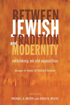 Cover of 'Between Jewish Tradition and Modernity' 