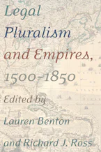 Cover of 'Legal Pluralism and Empires, 1500-1850' 