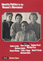 Cover of 'Identity Politics in the Womens Movement' 